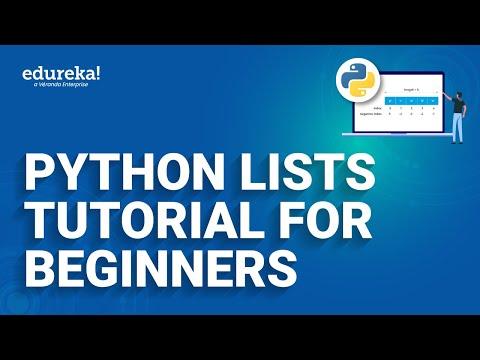Python Lists Tutorial For Beginners | List in Python | Python Training | Edureka Rewind
