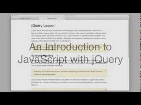 JavaScript and jQuery Tutorial (for Beginners)