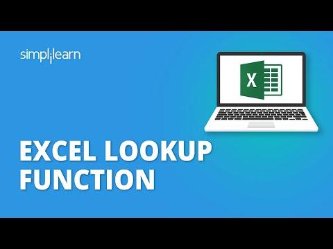 Excel Lookup Function | Excel Lookup Formula Explained | Excel Tutorial For Beginners | Simplilearn