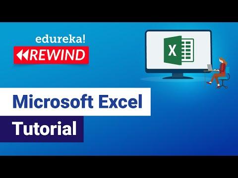 Microsoft Excel tutorial | Excel Basics for Beginners | Excel Training | Edureka Rewind