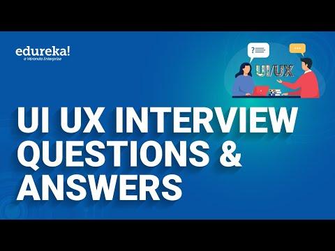 UI UX Design Interview Questions and Answers | UI UX | UI UX Design Certification Course | Edureka