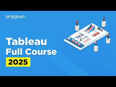 Tableau Full Course 2025 | Tableau Tutorial For Beginners | Tableau training | Simplilearn