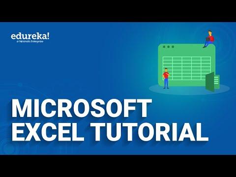 Microsoft Excel tutorial | Excel Basics for Beginners | Excel Training | Edureka Rewind