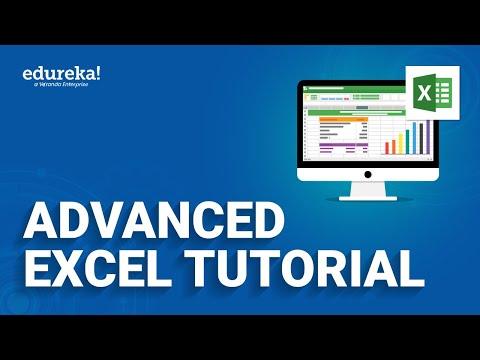 Advanced Excel tutorial | Excel Training | Edureka Rewind